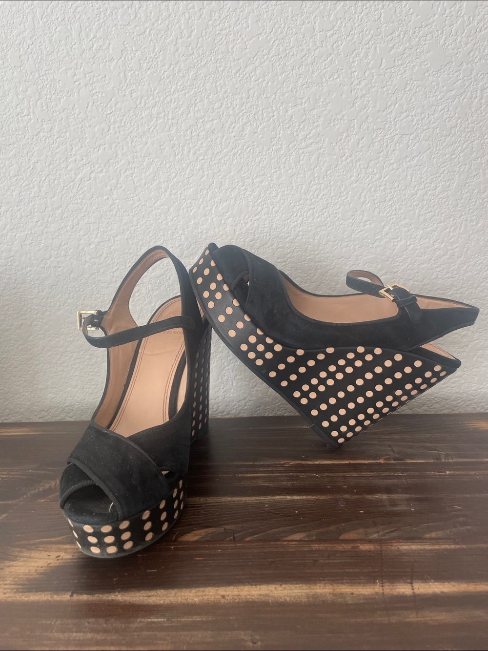 Tory Burch Ollie Suede wedges